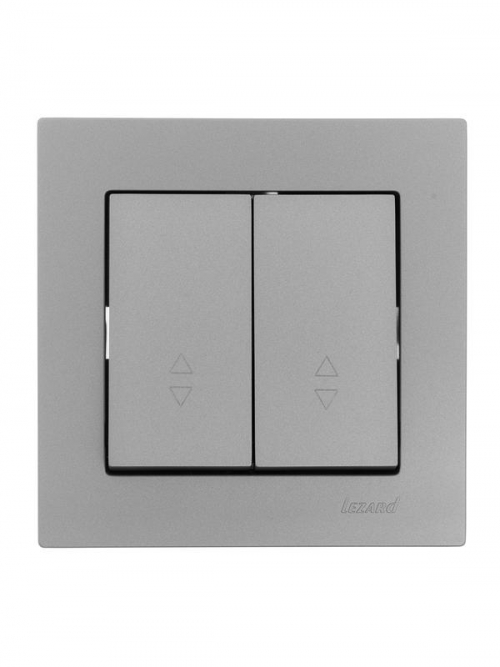 Переключатель проходной 2-кл. СП Vesna механизм платина LEZARD 742-3588-106 742-3588-106