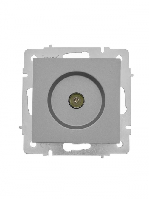 Розетка телевизионная оконечная TV 1-м СП Vesna механизм платина LEZARD 742-3588-130 742-3588-130