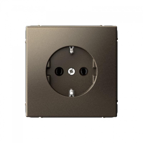 Розетка ArtGallery 16А с заземл. быстрозажим. клем. механизм мокко SE GAL000643S GAL000643S