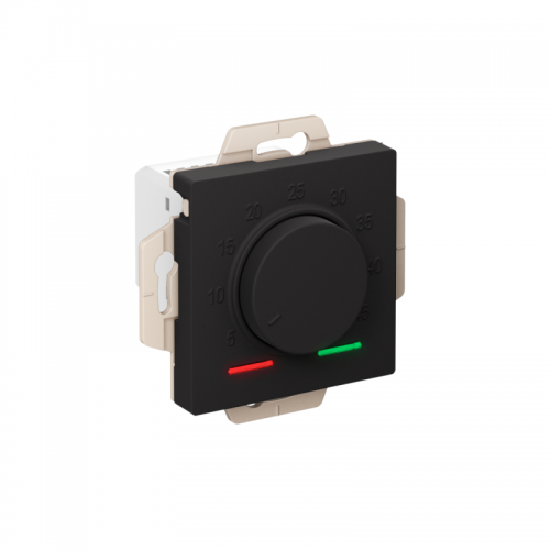 Механизм термостата AtlasDesign 10А электрон. для теплого пола с выносным датчиком +5град.C +45град.C в сборе карбон SchE ATN001035 ATN001035