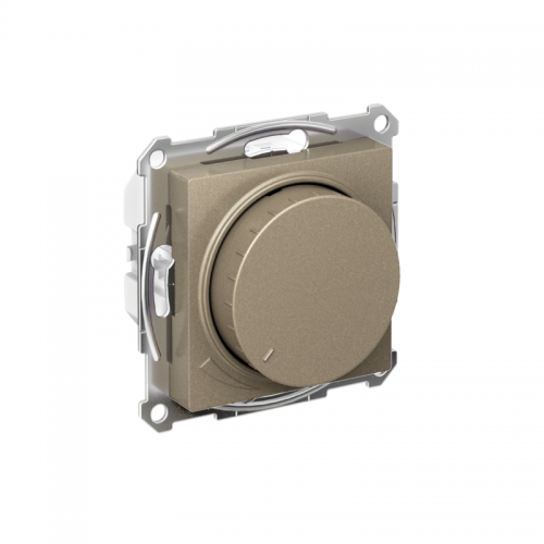 Светорегулятор поворотно-нажимной AtlasDesign 400Вт механизм шампань SE ATN000523 ATN000523