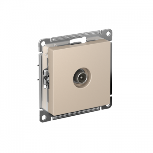 Розетка телевизионная оконечная TV AtlasDesign 1дБ механизм песочн. SE ATN001291 ATN001291
