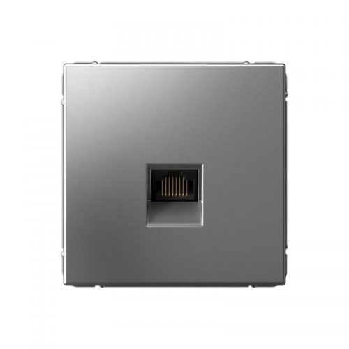Розетка компьютерная ArtGallery RJ45 кат.5E механизм сталь SE GAL000983 GAL000983