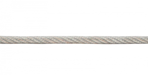 Трос в ПВХ изоляции d4.0-5.0мм DIN 3055 (SWR) сталь (уп.100м) Zitar 101923 101923