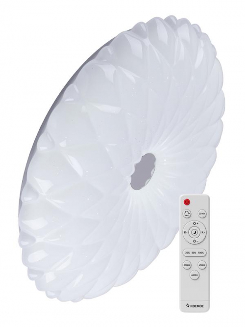 Светильник светодиодный PREMIUM ASTRA 120Вт 230В 3000-6500К 9600лм IP40 500х100мм настенно-потолочный управляемый с пультом ДУ КОСМОС KSAstr120W KSAstr120W