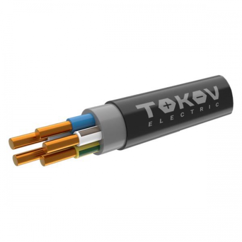 Кабель TOKOV ELECTRIC ППГнг(А)-HF 5х6 ОК (N PE) 0.66кВ (м) ТХМ00409126 ТХМ00409126