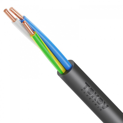 Кабель TOKOV ELECTRIC ВВГнг(А)-LS 3х10 ОК (N PE) 0.66кВ (м) УТ000028401 УТ000028401