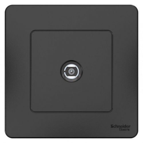 Розетка телевизионная TV 1-м СП Blanca коннектор антрацит SE BLNTS000016 BLNTS000016