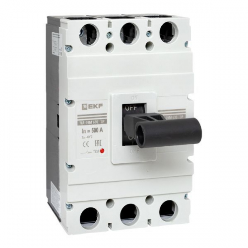 Выключатель автоматический 3п 630/500А 50кА ВА-99М PROxima EKF mccb99-630-500m mccb99-630-500m