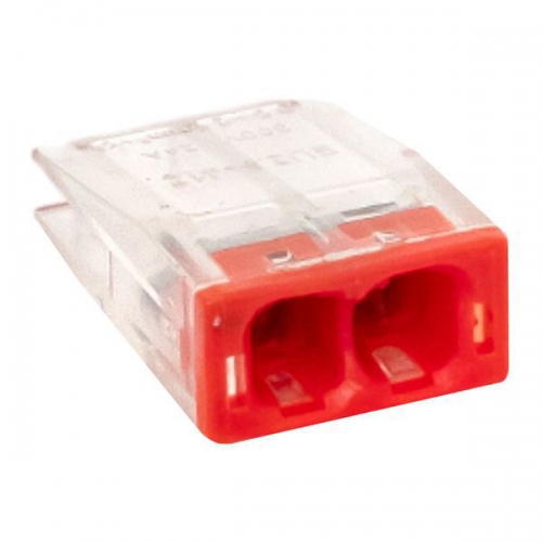 Клемма 2-х проводная 2х(0.5-2.5мм) для распред. коробки (с контактн. пастой 