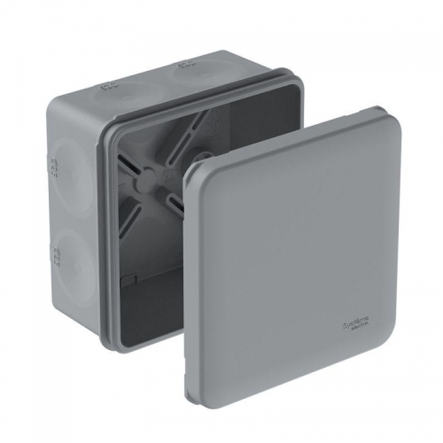 Коробка распределительная MultiBox IP66 85х85х42 DIY (со стикером) сер. SE IMT351971 IMT351971