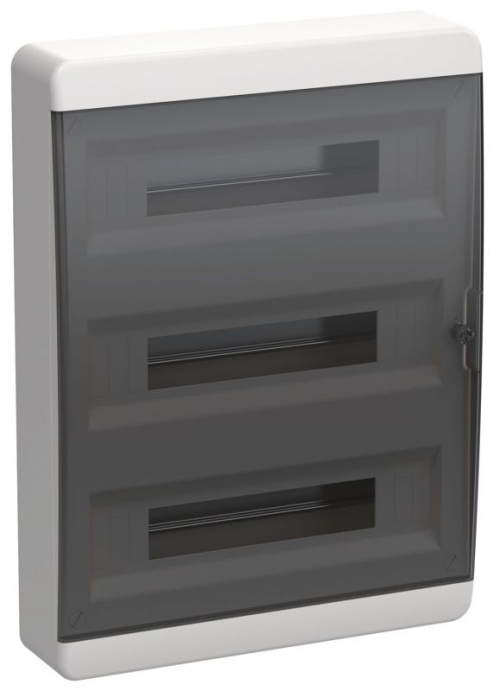 Корпус ЩРН-П-54 TEKFOR IP41 черн. прозр. дверь пластик. IEK TF5-KP12-N-54-41-K01-K03 TF5-KP12-N-54-41-K01-K03