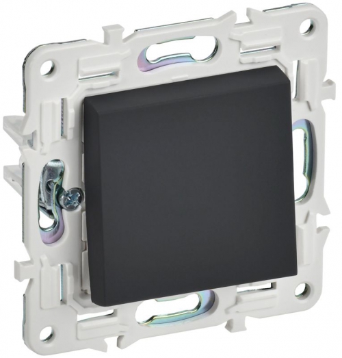 Выключатель 1-кл. SKANDY 10А SK-V01G графит IEK SK-V10-0-10-K53 SK-V10-0-10-K53