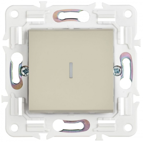 Выключатель 1-кл. SKANDY 10А SK-V07B с индикацией беж. IEK SK-V10-1-10-K10 SK-V10-1-10-K10