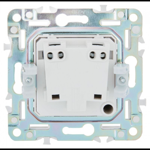 Розетка SKANDY 10А без заземл. без защ. шторок SK-R02G графит IEK SK-R10-10-K53 SK-R10-10-K53