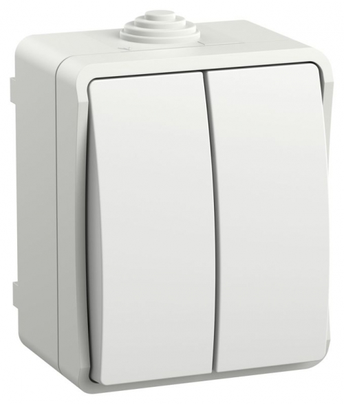 Выключатель 2-кл. ОП Форс IP54 ВС20-2-0-ФБ бел. IEK EVS20-K01-10-54-DC EVS20-K01-10-54-DC