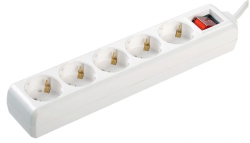 Удлинитель 5х3м с заземл. 16А IP20 У05К 2P+PE 250В 3х1 с выкл. IEK WYP10-16-05-03-ZK-N WYP10-16-05-03-ZK-N