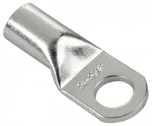 Наконечник медный луженый JGA-50-10 (ТМЛ) (уп.5шт) IEK UNP10-31-O-050-010-05 UNP10-31-O-050-010-05