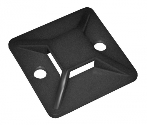 Площадка самокл. 25х25 под хомуты черн. (уп.100шт) IEK UHP31-25-100 UHP31-25-100