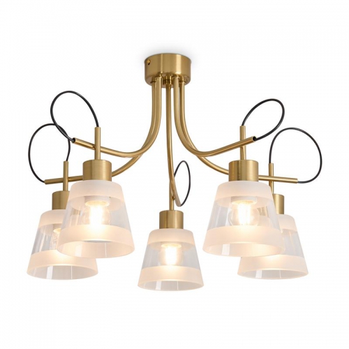 Светильник Caramel 5х60Вт E27 IP20 подвесной Freya FR5522PL-05BS FR5522PL-05BS