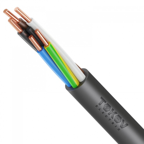 Кабель TOKOV ELECTRIC ВВГнг(А)-LSLTx 5х1.5 ОК (N PE) 0.66кВ (м) УТ000030900 УТ000030900