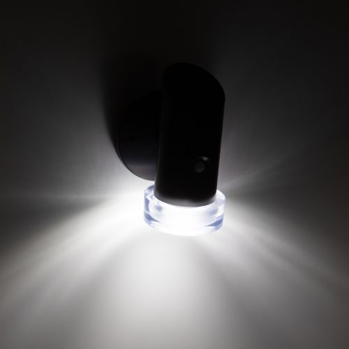 Подсветка фасадная ERAFS012-04 Элегант на солнечной батарее с датчиком движения RGB 10 LED 11.5х10х16см ЭРА Б0057595 Б0057595