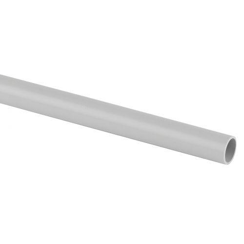 Труба гладкая ПВХ жесткая d16мм сер. (дл.3м) Эра Б0020034 Б0020034