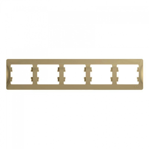 Рамка 5-м Glossa горизонт. титан SE GSL000405 GSL000405