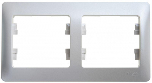 Рамка 2-м Glossa горизонт. перламутр SE GSL000602 GSL000602