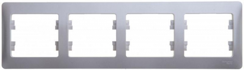 Рамка 4-м Glossa горизонт. перламутр SE GSL000604 GSL000604