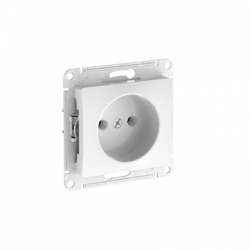 Розетка Glossa 16А без заземл. быстрозажим. клем. механизм бел. SE GSL000141S GSL000141S