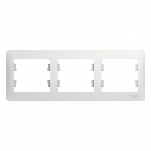 Рамка 3-м Glossa горизонт. бел. SE GSL000103 GSL000103