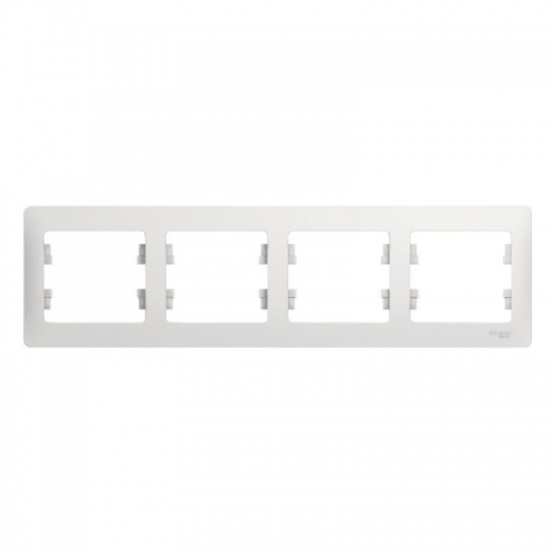 Рамка 4-м Glossa горизонт. бел. SE GSL000104 GSL000104
