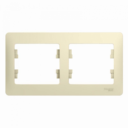 Рамка 2-м Glossa горизонт. беж. SE GSL000202 GSL000202