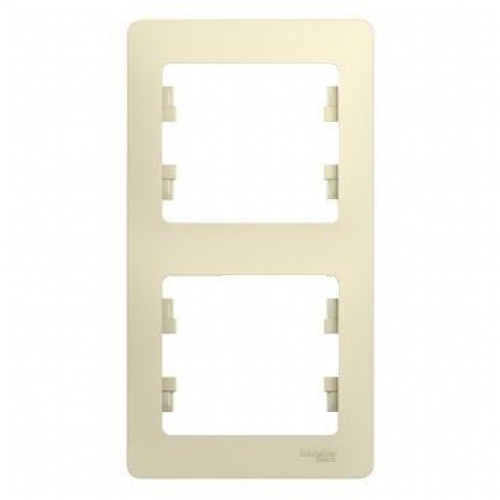 Рамка 2-м Glossa вертикал. беж. SE GSL000206 GSL000206