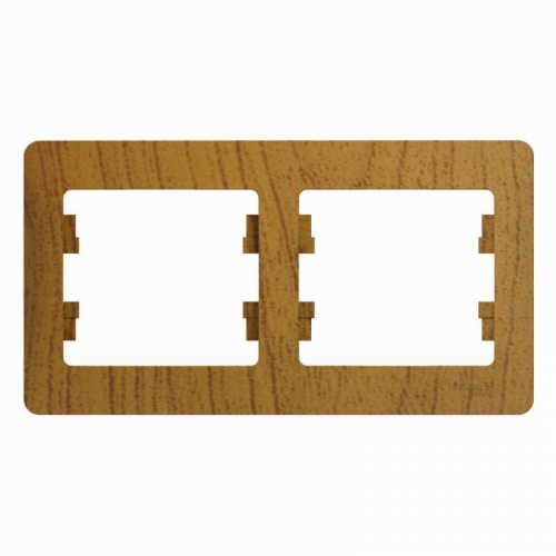 Рамка 2-м Glossa горизонт. дерево дуб SE GSL000502 GSL000502