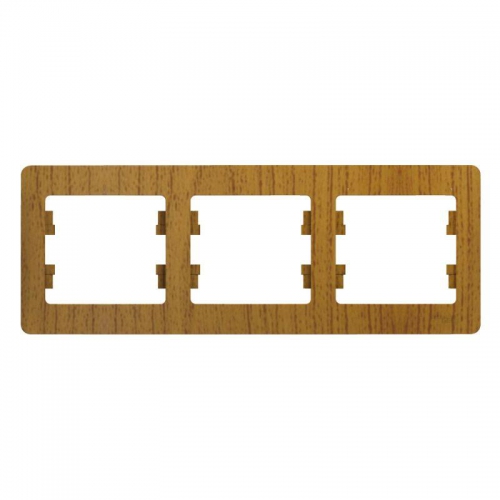 Рамка 3-м Glossa горизонт. дерево дуб SE GSL000503 GSL000503