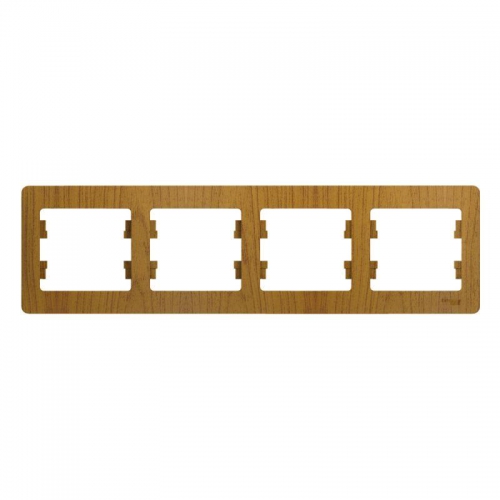 Рамка 4-м Glossa горизонт. дерево дуб SE GSL000504 GSL000504