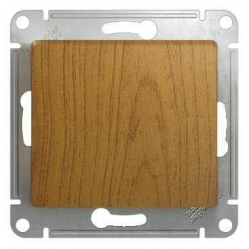 Выключатель 1-кл. СП Glossa 10А IP20 (сх. 1) 10AX механизм дерево дуб SE GSL000511 GSL000511
