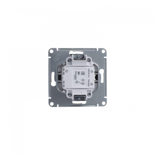 Переключатель проходной 1-кл. СП Glossa 10А IP20 (сх. 6а) 10AX механизм антрацит SE GSL000761 GSL000761