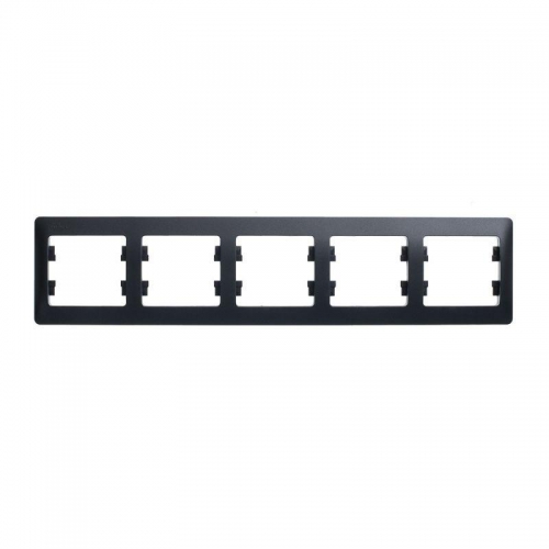 Рамка 5-м Glossa горизонт. антрацит SE GSL000705 GSL000705