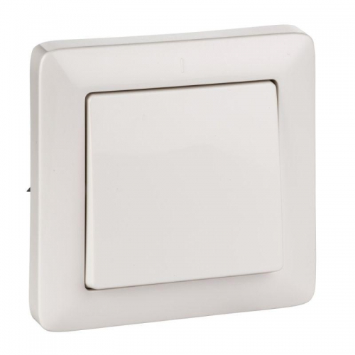 Выключатель 1-кл. СП Хит 6А IP20 250В бел. SE VS16-133-B VS16-133-B