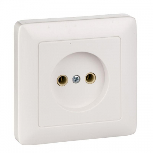 Розетка 1-м СП 1мод. Хит 10А IP20 250В без заземл. без защ. шторок бел. SE RS10-132-B RS10-132-B