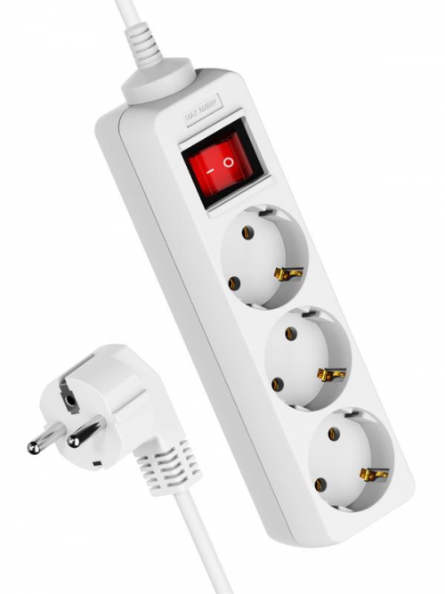 Удлинитель 3х5м с заземл. 16А IP20 ПВС 3х1 с выкл. КОСМОС YKsm5m-3g-Z-V(K) YKsm5m-3g-Z-V(K)