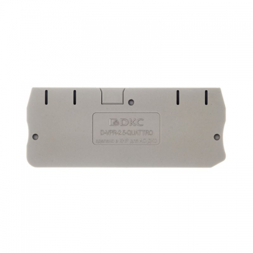 Изолятор торцевой для клеммы VPR-2.5-QUATTRO DKC D-VPR-2.5-QUATTRO D-VPR-2.5-QUATTRO