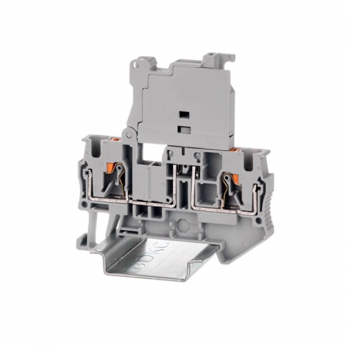 Клемма для предохранителя зажим push-in 2 точки подключения 4кв.мм сер. DKC VPR-4-HESI VPR-4-HESI