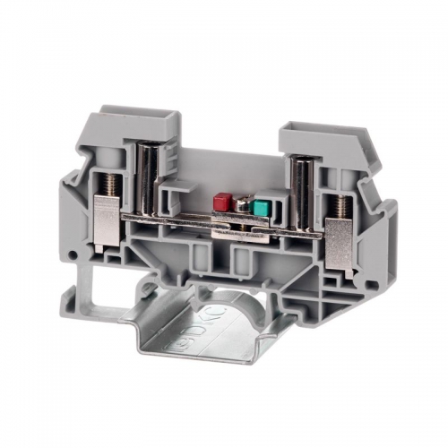 Клемма измерительная винтовой зажим 2 точки подключения 6кв.мм сер. DKC TUR-6-RTK-S TUR-6-RTK-S