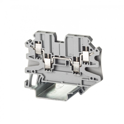 Клемма проходная винтовой зажим 4 точки подключения 2.5кв.мм сер. DKC TUR-2.5-QUATTRO TUR-2.5-QUATTRO