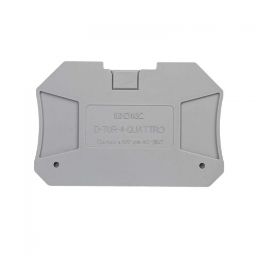 Изолятор торцевой для клемм TUR-2.5-QUATTRO (уп.100шт) DKC D-TUR-2.5-QUATTRO D-TUR-2.5-QUATTRO