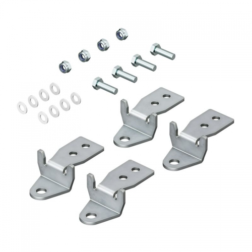 Кронштейн для настенного крепления с удлиненными болтами и гайкой самофиксации для навесных и клеммных корпусов (уп.4 шт) DKC R5A56R R5A56R